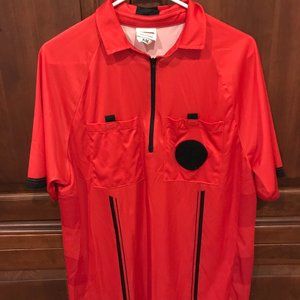 Red Soccer Referee Jersey